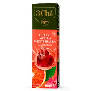 Chá em Cápsulas Laranja Mediterrânea com Hibisco 3Corações 10un.