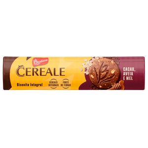 Biscoito Integral de Cacau, Aveia e Mel Cereale Bauducco 170g