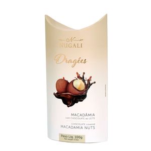 Chocolate ao Leite Dragées Macadâmia Nugali 100g