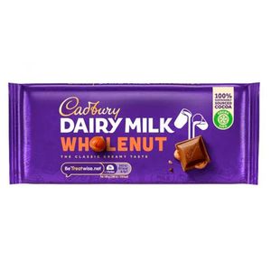 Chocolate Dairy Milk Wholenut Cadbury 120g