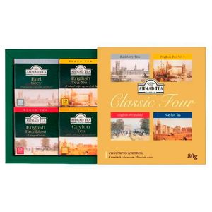 Chás Preto Sortidos Classic Four Ahmad Tea 80g