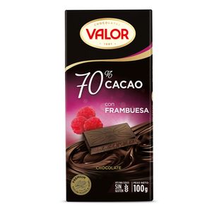 Chocolate Dark Com Pedaços de Framboesa Valor 100g