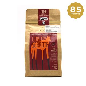 Café Arábica Lobo do Serrote Orgânico em Grãos Nanolote Catiguá 2 - 250g