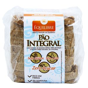 Pão de Forma Fatiado Integral Zero Açúcar Équilibre 350g