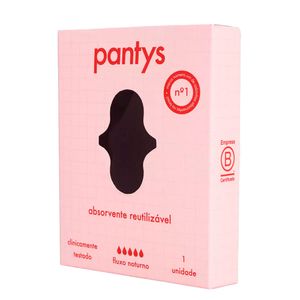 Absorvente Reutilizável Fluxo Norturno Pantys 1 Unidade