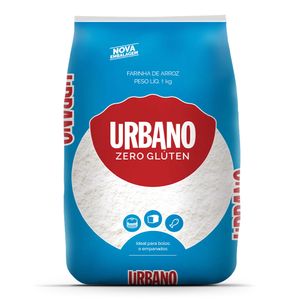 Farinha de Arroz Sem Glúten Urbano 1kg