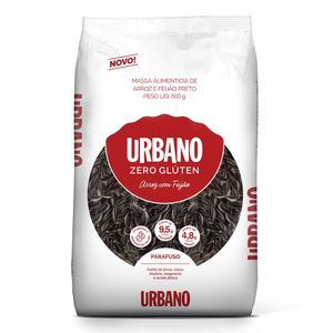Macarrão de Arroz e Feijão Preto Parafuso Integral Urbano 500g