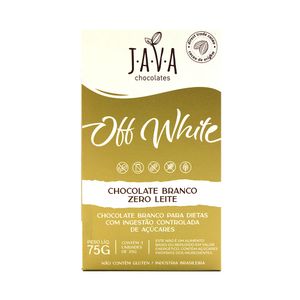 Chocolate Branco Zero Leite Java 80g