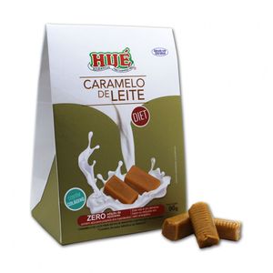 Bala de Caramelo de Leite Sem Açúcar Hué 90g