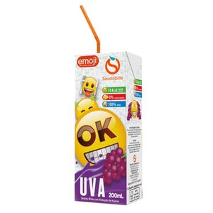 Suco de Uva Emoji Saudabille 200ml
