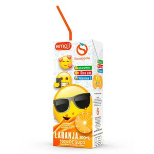 Suco de Laranja Emoji Saudabille 200ml