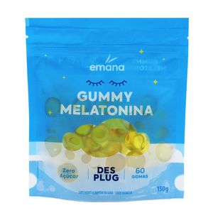 Suplemento Alimentar em Goma Gummy Melatonina Emana 150g