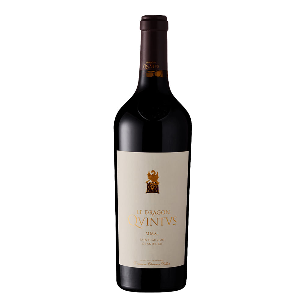 Vinho Château Quintus Tinto Seco França Le Dragon de Quintus Cabernet Franc, Cabernet Sauvignon, Merlot 750ml