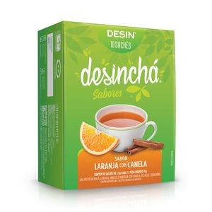 Chá Sabor Laranja com Canela Desinchá 15g