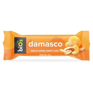 Barra de Castanha, Damasco e Canela biO2 25g