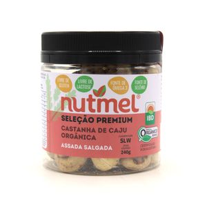 Castanha de Caju Orgânica Assada Salgada Nutmel 240g