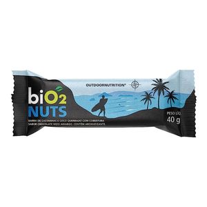 Barra de Castanhas e Coco Queimado biO2 40g