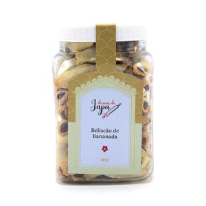Biscoito Beliscão de Bananada Doçuras da Japa 140g