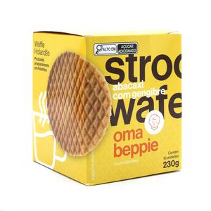 Waffle Holandes de Abacaxi com Gengibre Oma Beppie 230g