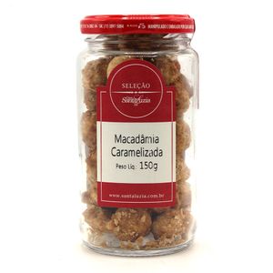 Macadâmia Caramelizada Casa Santa Luzia 150g