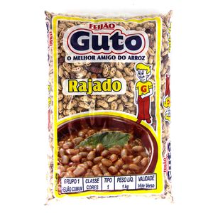 Feijão Rajado Guto 1KG