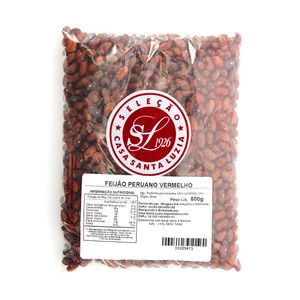 Feijão Peruano Vermelho Casa Santa Luzia 500g