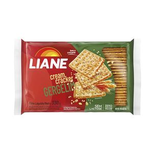 Biscoito Cream Cracker com Gergelim Sem Lactose Liane 330g