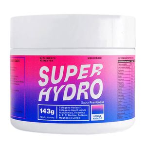 Suplemento Longevidade Sabor Framboesa Super Hydro 143g