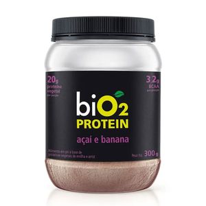 Proteína Sabor Açaí e Banana Vegana biO2 300g
