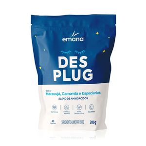 Suplemento Sabor Maracuja, Camomila e Especiaria Desplug Emana 200g