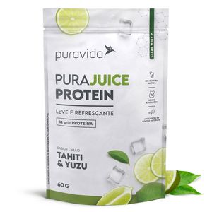 Pura Juice Protein Sabor Limão Tahiti & Yuzu Pura Vida 60g