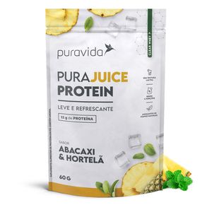 Pura Juice Protein Sabor Abacaxi & Hortelã Pura Vida 60g