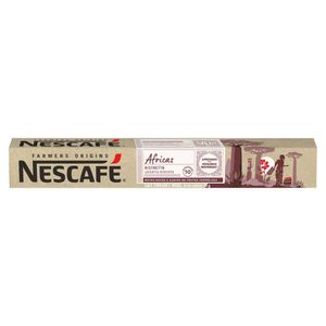 Café Cápsula Africas Nescafé 10 Cápsulas