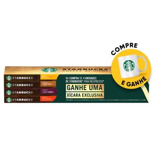 Kit Café em Cápsulas com Xícara Starbucks
