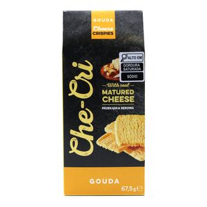 Biscoito Salgado Sabor Queijo Gouda Cheese Crispies 67,5g