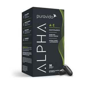 Suplemento Alimentar Alphas Puravida 30 Cápsulas