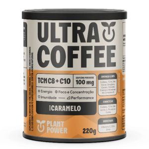 Ultracoffee Sabor Caramelo Plant Power 220g