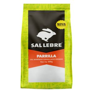 Sal Marinho Granulado Iodado Sal Lebre 500g