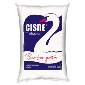 Sal Refinado Tradicional Cisne 1kg