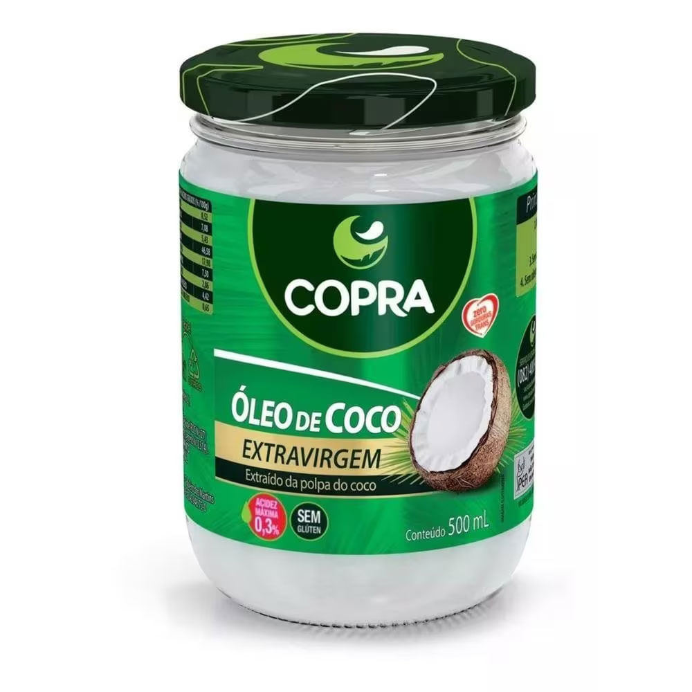 Óleo de Coco Extravirgem Copra 500ml - Casa Santa Luzia