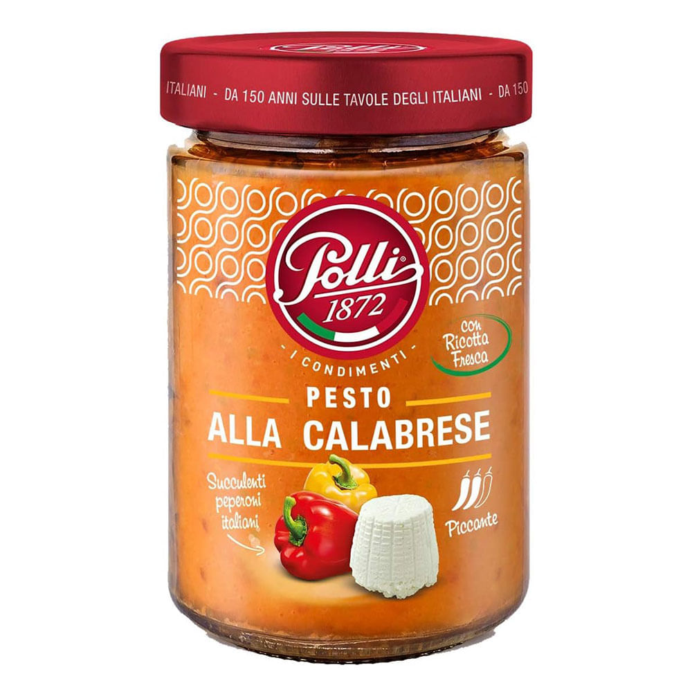 Molho Pesto Alla Calabrese Polli 190g