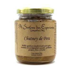 Molho Chutney de Pera a Senhora das Especialista 250g