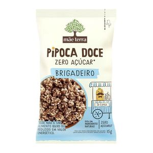 Pipoca Doce Sem Adição de Açúcar Sabor Brigadeiro Mãe Terra 35g