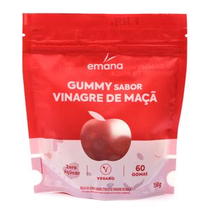 Suplemento Alimentar em Goma Gummy Sabor Vinagre de Maçã Emana 150g