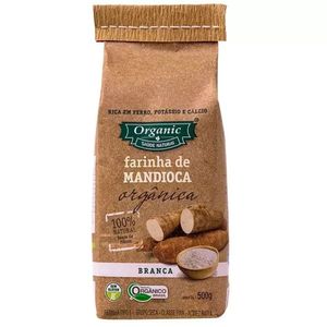 Farinha de Mandioca Orgânica Branca Organic 500g