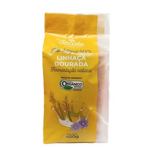 Pão Orgânico Integral Com Linhaça Dourada Secale 450g
