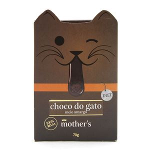 Chocolate Língua de Gato Meio Amargo Diet  Mother's 70g