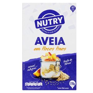 Aveia em Flocos Finos Nutry 170g