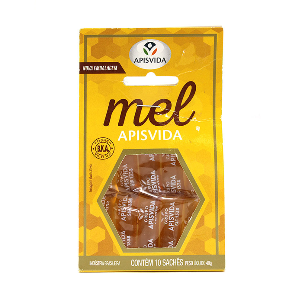Mel Apisvida 40g - Casa Santa Luzia