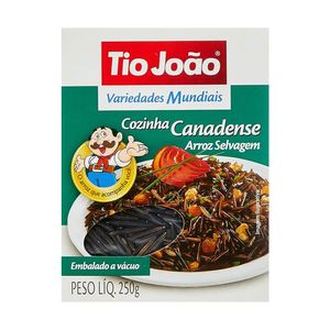 Arroz Selvagem Variedades Mundiais Tio João 250g